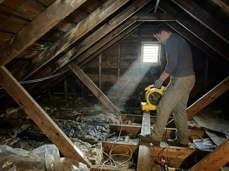 attic-water-damage-drying-proc-007 — frequently asked questions, Emergency Water Extraction & 24/7 Flood Response in George…